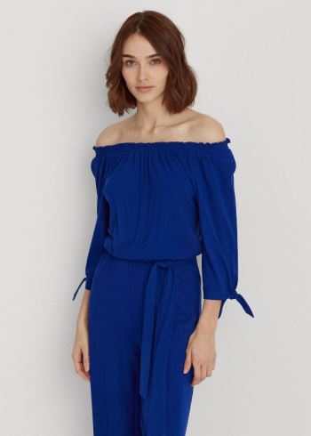 Ralph lauren off sales the shoulder jumpsuit